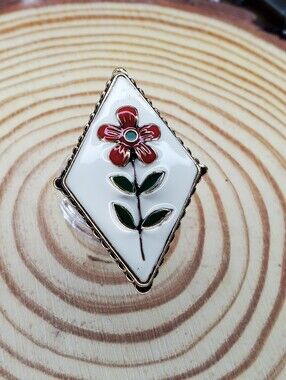 Vtg. Style Enamel Ring